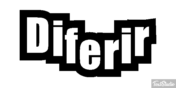 Diferir Efeito do texto