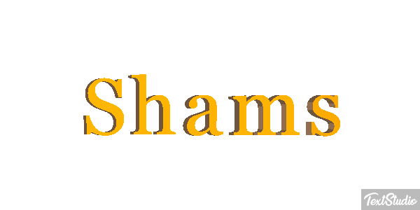 Shams Effetto testo