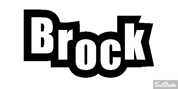 Brock Effetto testo