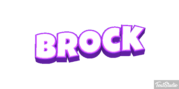 Brock Effetto testo