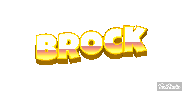 Brock Effetto testo