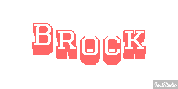 Brock Effetto testo