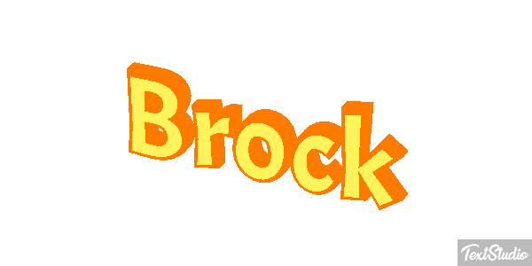 Brock Effetto testo