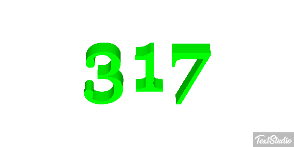 317 Efekt tekstowy
