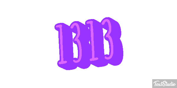1313 Text effect