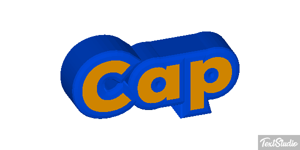 Cap Texteffekt