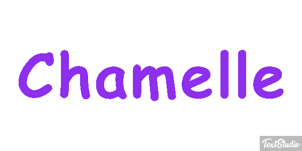 Chamelle Effetto testo
