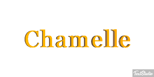Chamelle Effetto testo