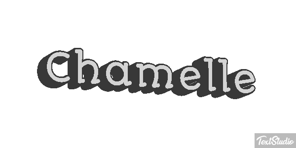 Chamelle Effetto testo