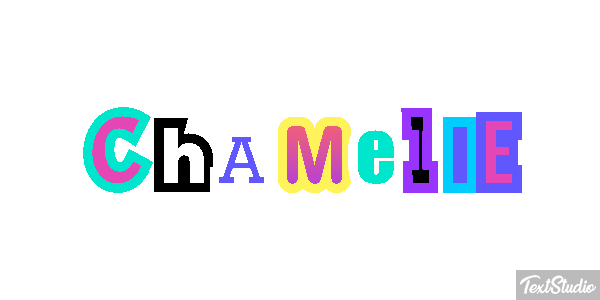 Chamelle Effetto testo