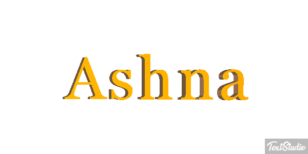 Ashna Texteffekt