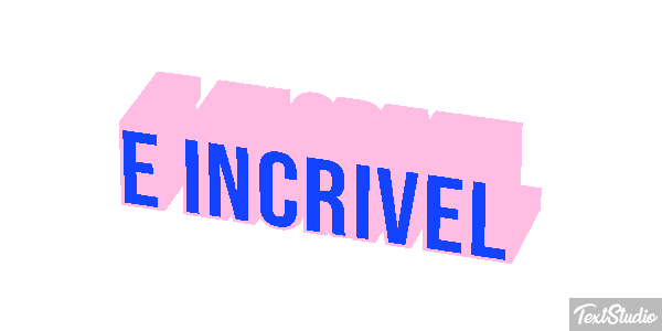 É incrível Efeito do texto