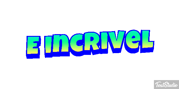 É incrível Efeito do texto