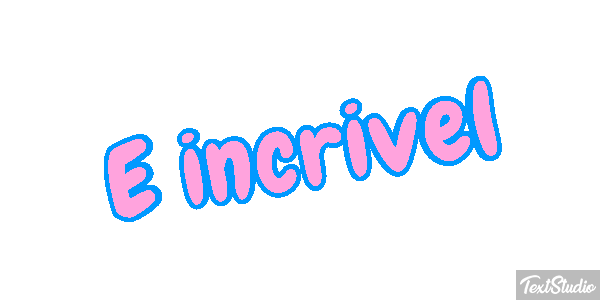 É incrível Efeito do texto