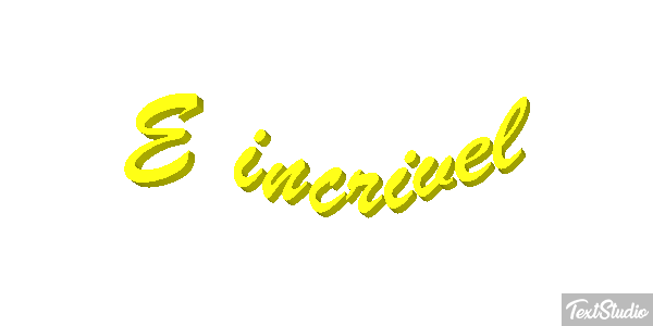 É incrível Efeito do texto