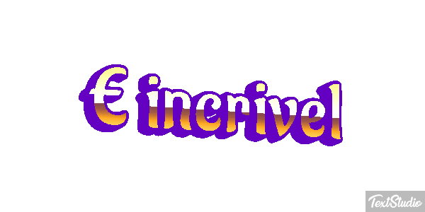 É incrível Efeito do texto
