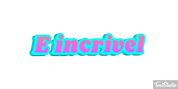 É incrível Efeito do texto
