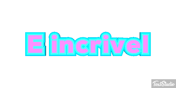 É incrível Efeito do texto