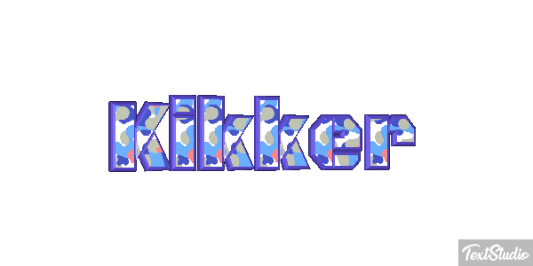 Kikker Tekst effect