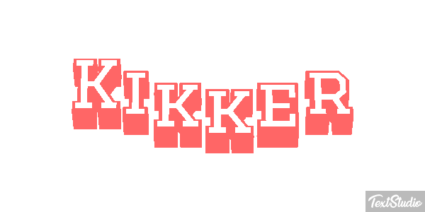Kikker Tekst effect