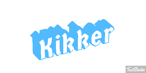 Kikker Tekst effect