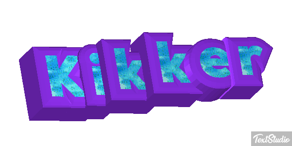 Kikker Tekst effect