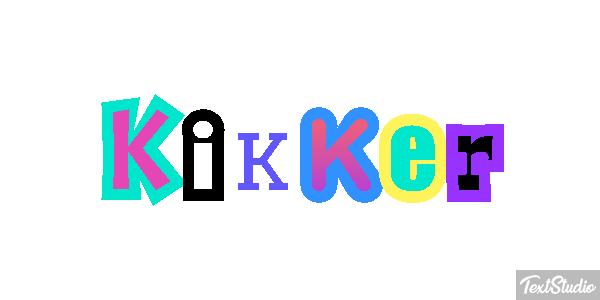 Kikker Tekst effect
