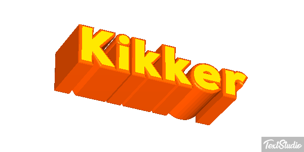 Kikker Tekst effect