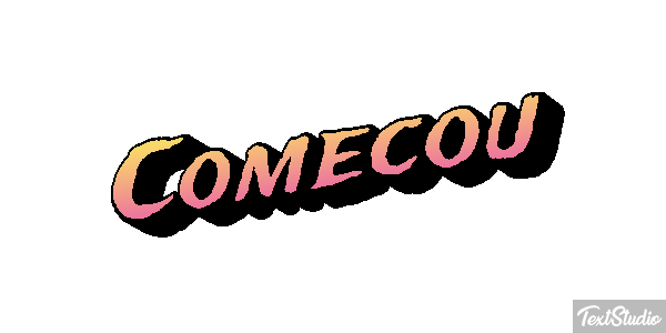 Começou Efeito do texto