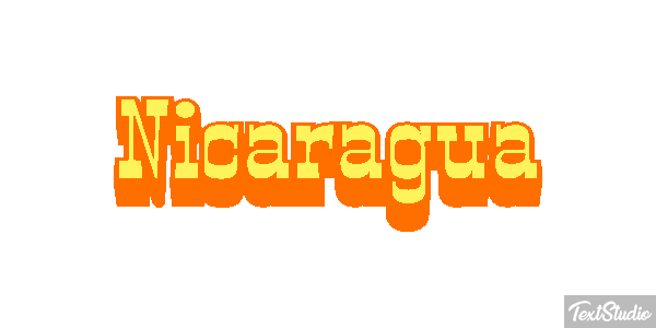 Nicaragua Text effect