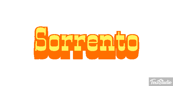 Sorrento Effetto testo