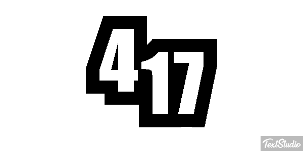 417 Текстовый эффект