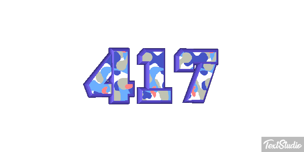 417 Текстовый эффект