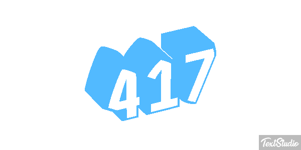 417 Текстовый эффект