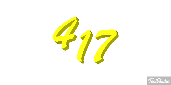 417 Текстовый эффект