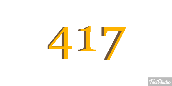 417 Текстовый эффект