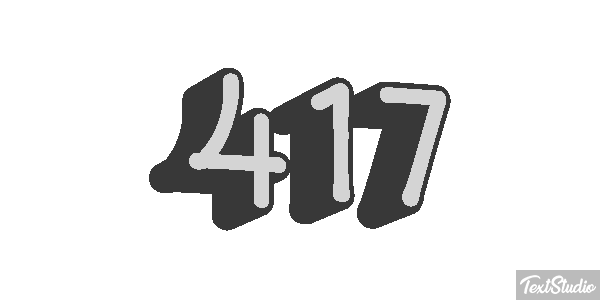 417 Текстовый эффект