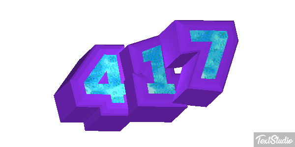 417 Текстовый эффект