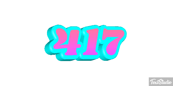 417 Текстовый эффект