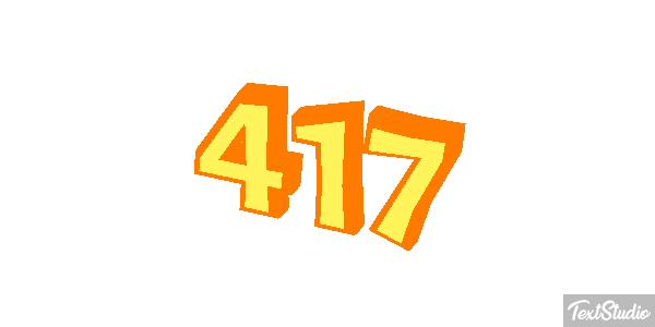 417 Текстовый эффект