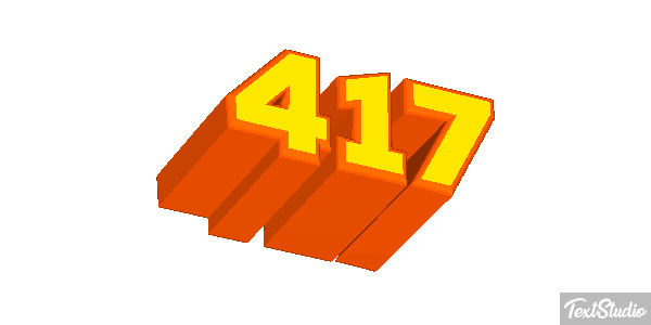 417 Текстовый эффект