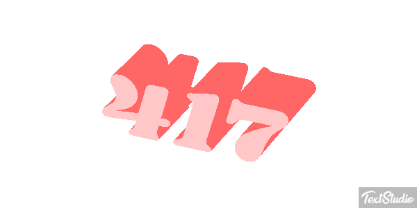 417 Текстовый эффект