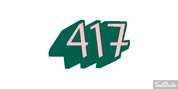 417 Текстовый эффект