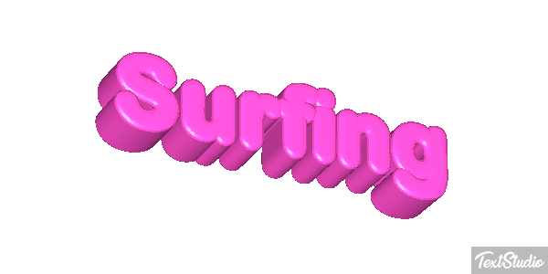 Surfing Efekt tekstowy
