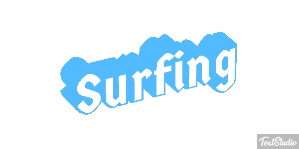 Surfing Efekt tekstowy