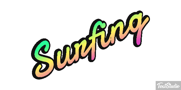 Surfing Efekt tekstowy