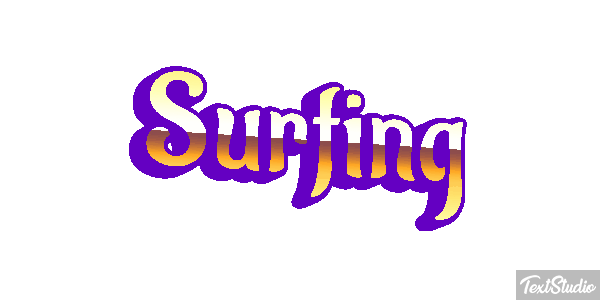 Surfing Efekt tekstowy