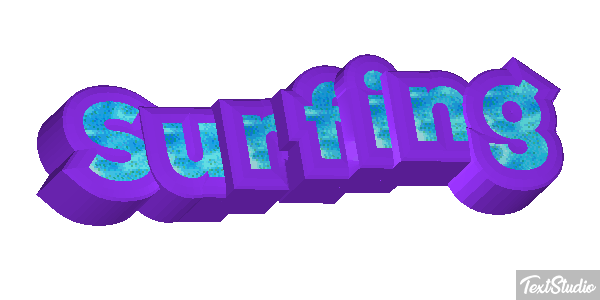 Surfing Efekt tekstowy