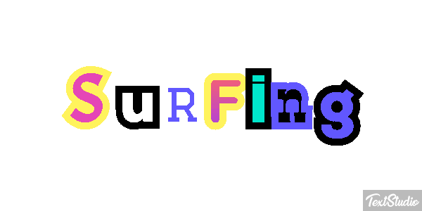 Surfing Efekt tekstowy