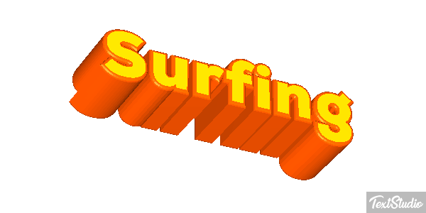 Surfing Efekt tekstowy